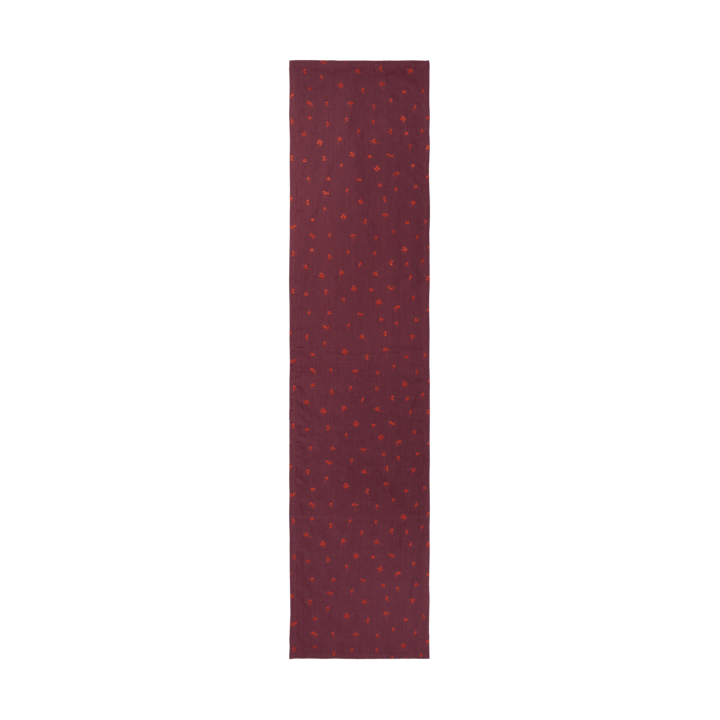 Baies løber 40x180 cm - Dark grape-picante - Ferm Living
