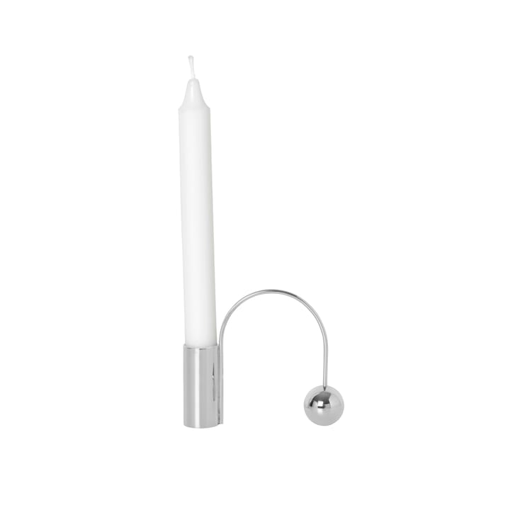 Balance forkromede lysestager - lys - Ferm Living