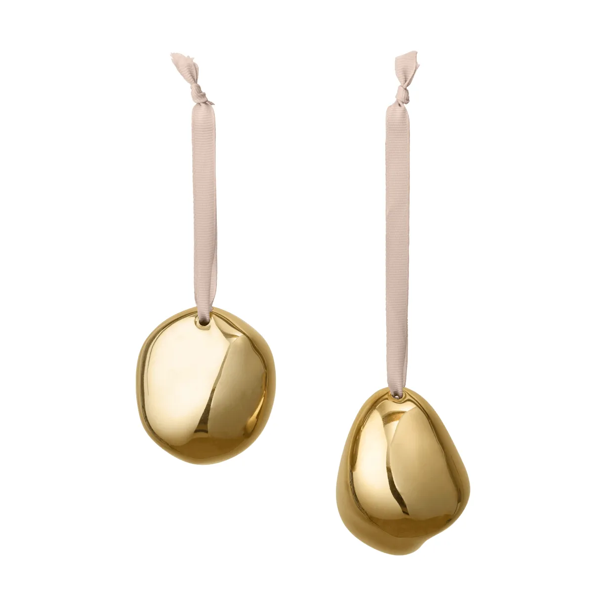 Bellure juleophæng 7 cm 2 dele, Messingfinish Ferm Living
