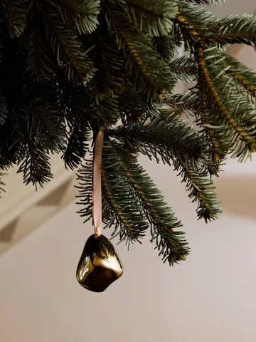 Bellure juleophæng 7 cm 2 dele - Messingfinish - Ferm Living
