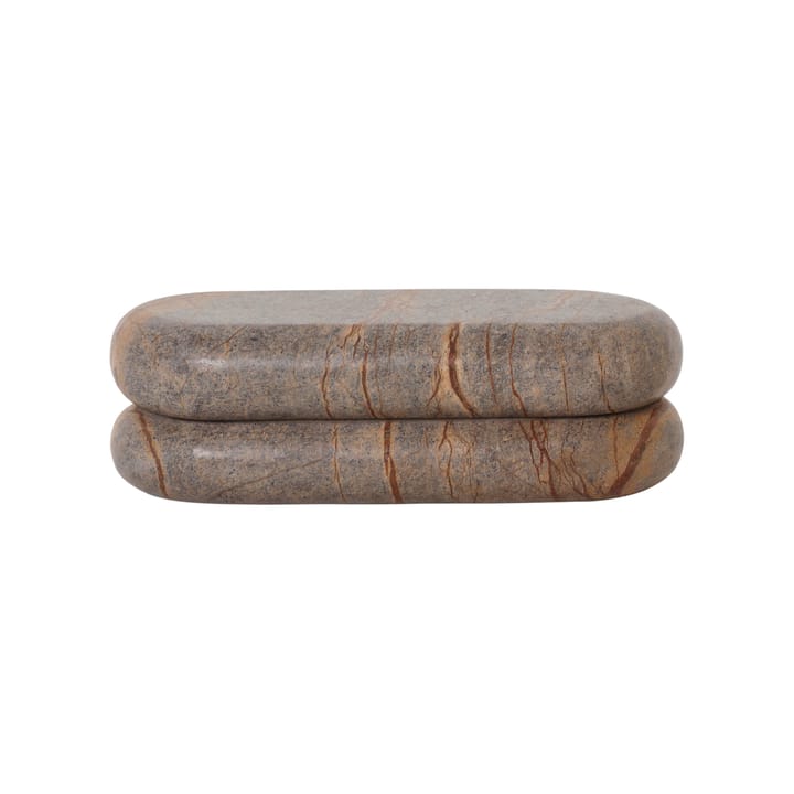 Bendum opbevaringsskrin - Brun marmor - Ferm Living