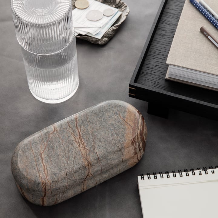 Bendum opbevaringsskrin, Brun marmor Ferm Living