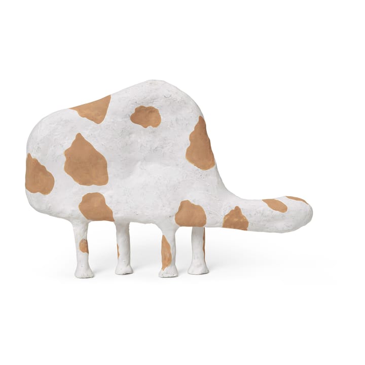 Benzon skulptur, White/Brown Ferm Living