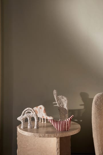 Benzon skulptur - White/Brown - Ferm Living