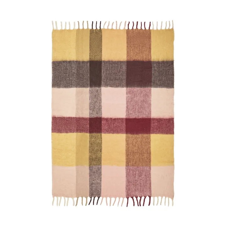 Blur mohair plaid - Butter-pale rose, 130x170 cm - Ferm Living
