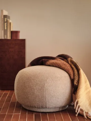Blur mohair plaid - Butter-pale rose, 130x170 cm - Ferm Living