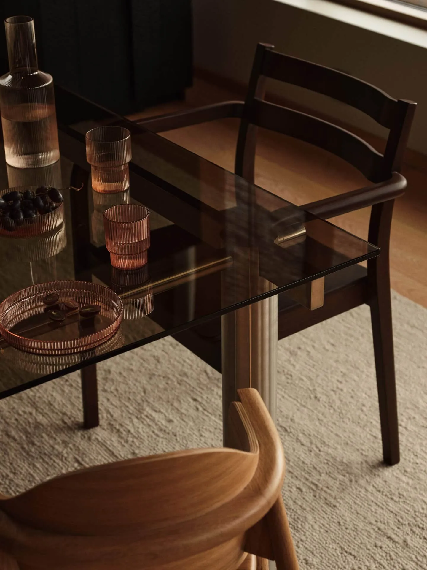 Boda armstol, Dark stained beech Ferm Living
