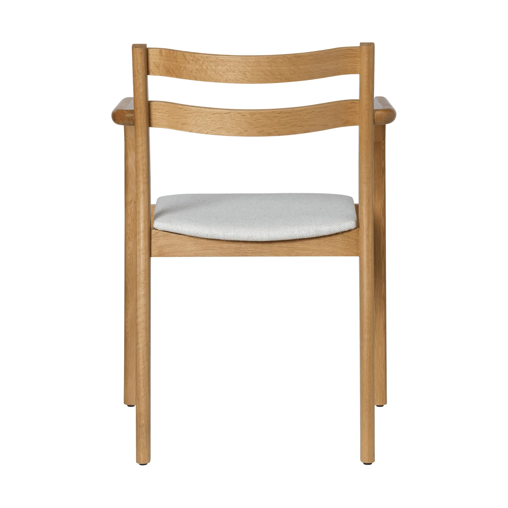 Boda armstol, Polstret sæde, natural oak-off-white Ferm Living