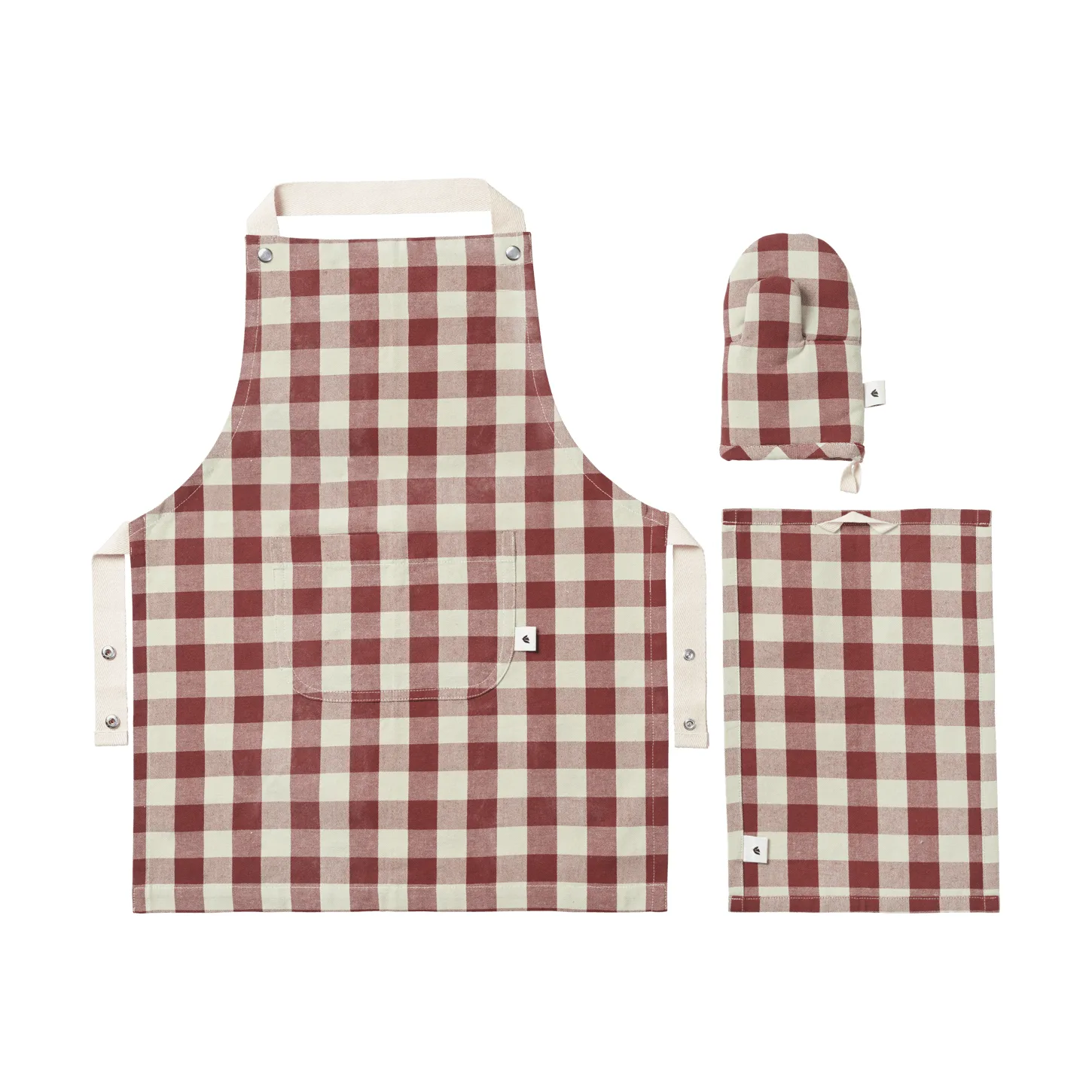 Bothy køkkensæt til børn, 3 dele, cinnamon-grey-green Ferm Living