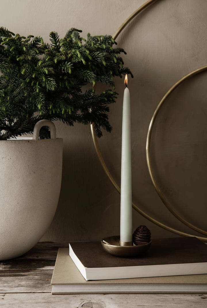 Bowl lysestage Ø10 cm, Messing Ferm Living
