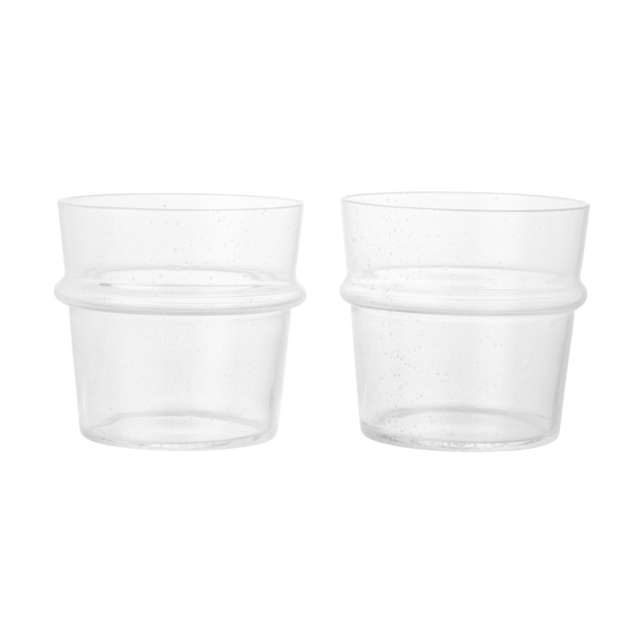 Boya drikkeglas lavt 30 cl 2-pak - Clear - Ferm Living