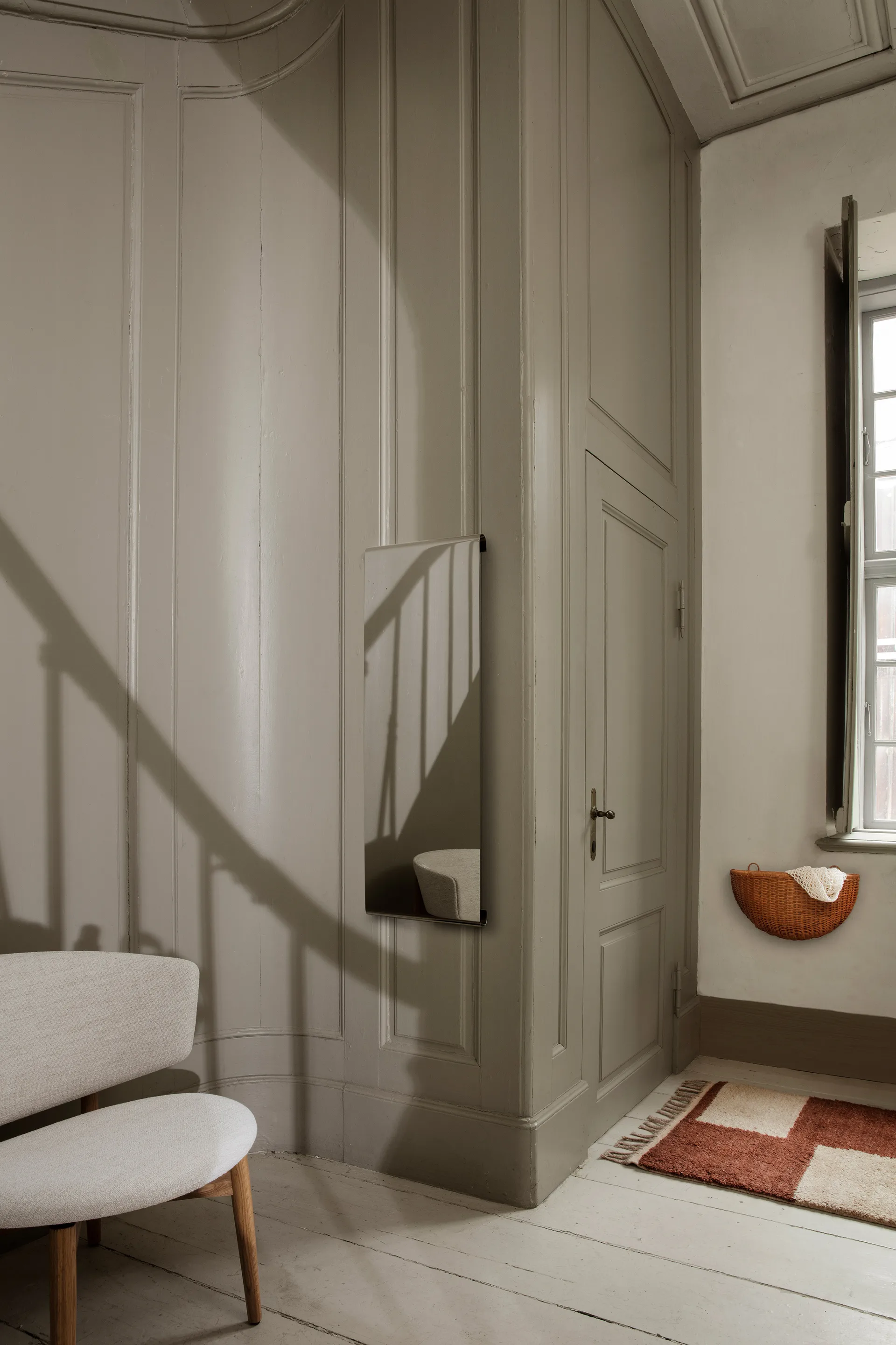 Braided vægkurve 2-pak, Natural Ferm Living