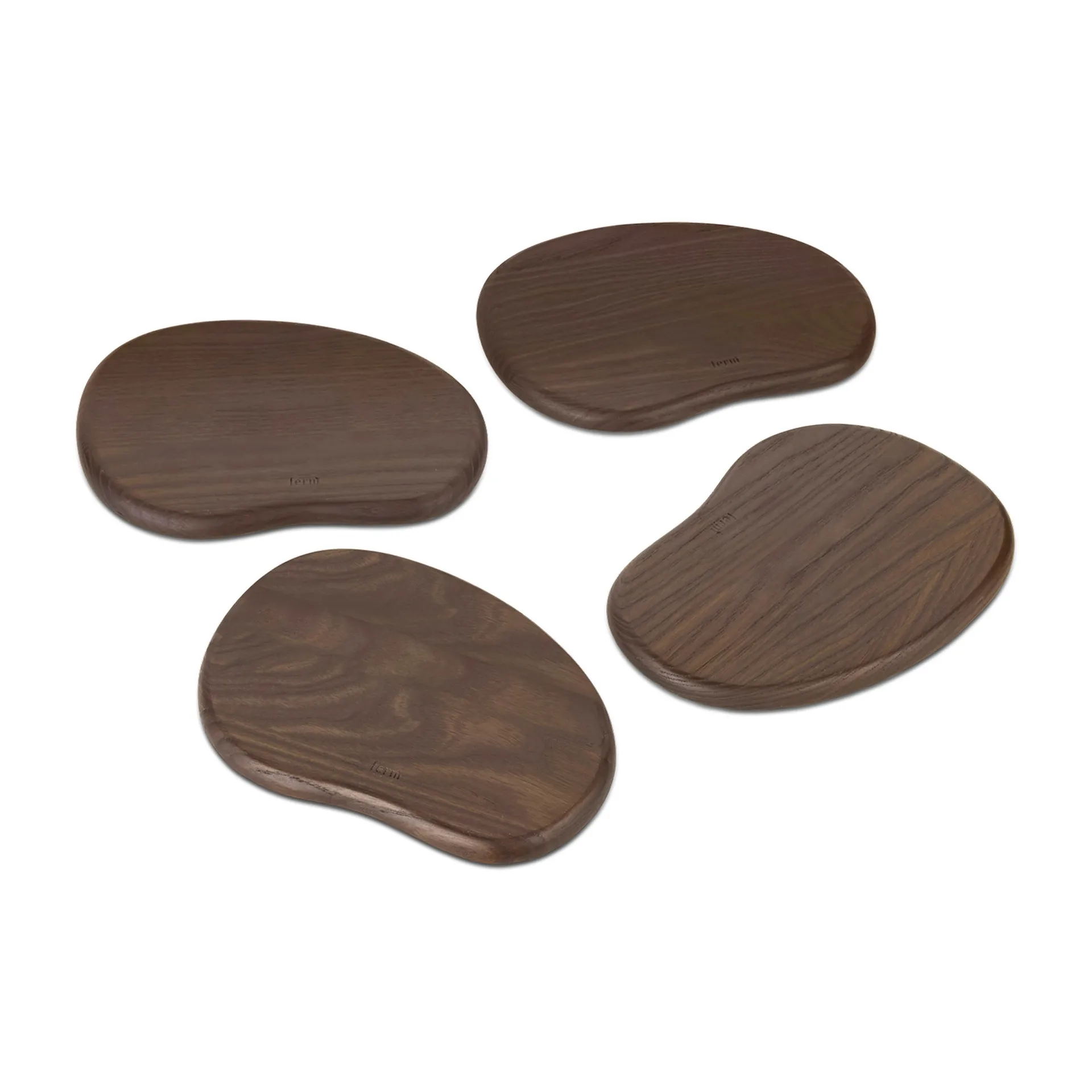 Cairn butter boards bakke 4 dele, Dark brown Ferm Living