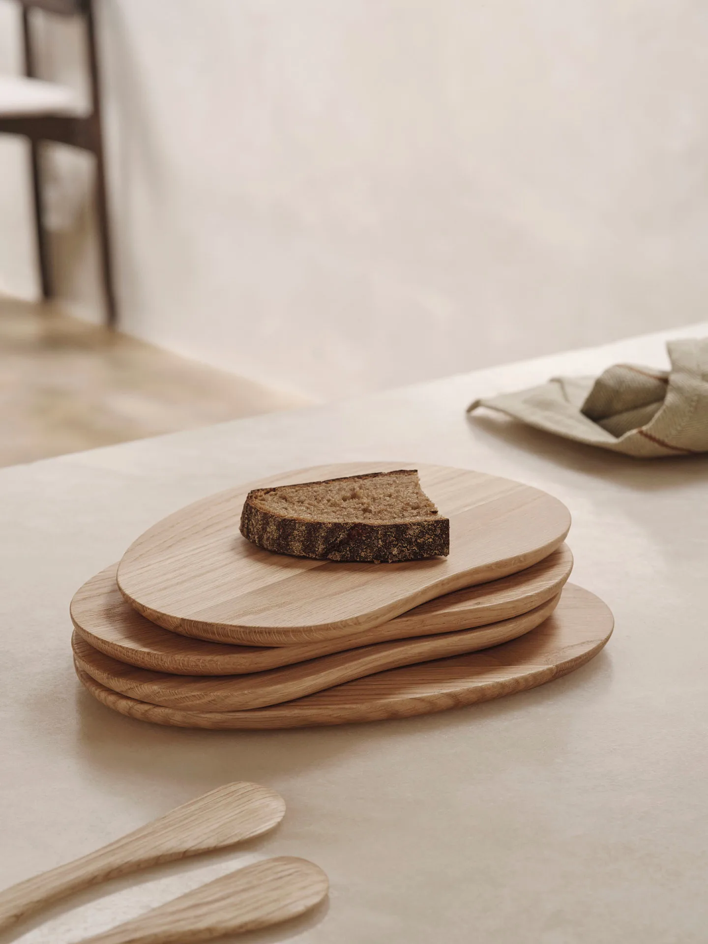 Cairn butter boards bakke 4 dele, Oak Ferm Living