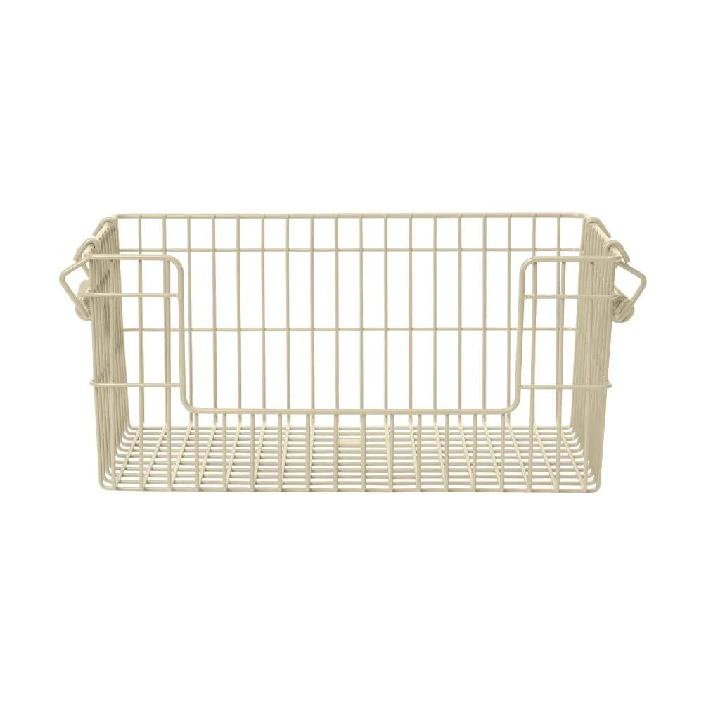 Cala stabelbar kurv 2-pak, Cashmere, 28,7x18x13 cm Ferm Living