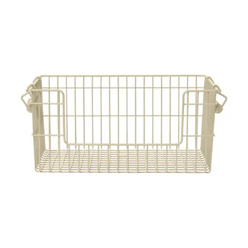 Cala stabelbar kurv 2-pak - Cashmere, 28,7x18x13 cm - Ferm Living