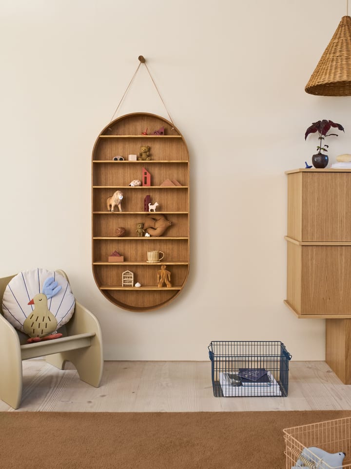Cala stabelbar kurv 2-pak, Dark blue Ferm Living