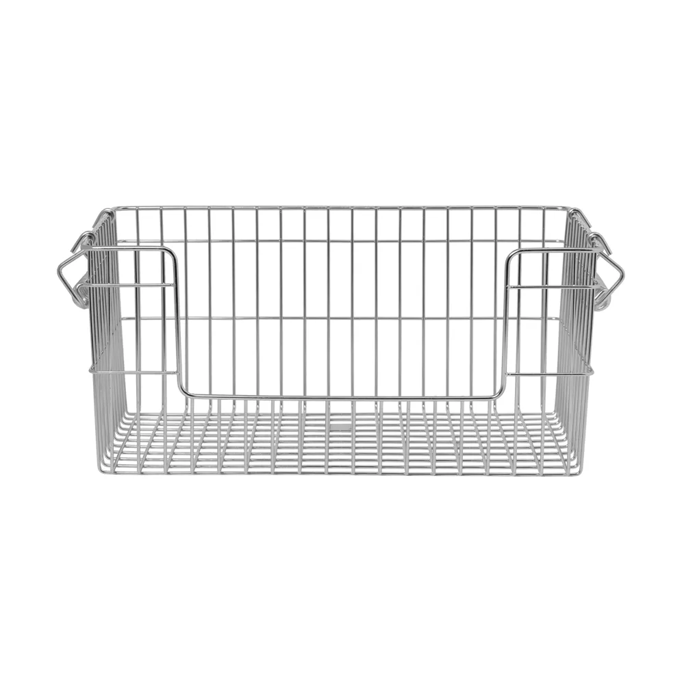 Cala stabelbar kurv 2-pak, Stainless Steel, 28,7x18x13 cm Ferm Living
