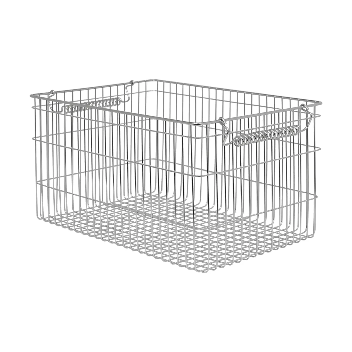 Cala stabelbar kurv 2-pak, Stainless Steel, 36,2x26,2x20,2 cm Ferm Living