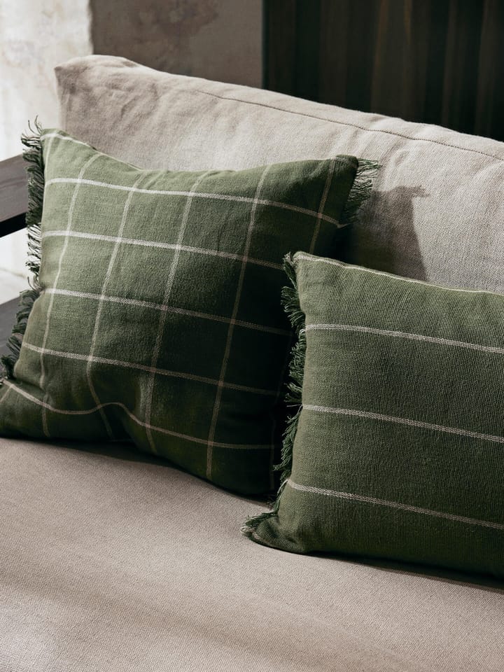 Calm pudebetræk 50x50 cm, Olive/Offwhite Ferm Living
