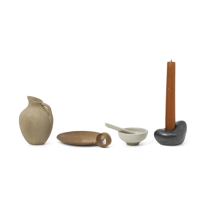 Ceramic adventsgaver 4 dele, Flerfarvet Ferm Living