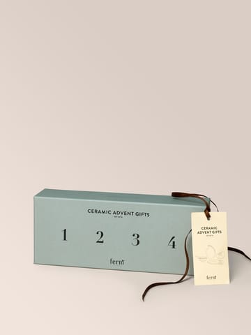 Ceramic adventsgaver 4 dele - Flerfarvet - Ferm Living