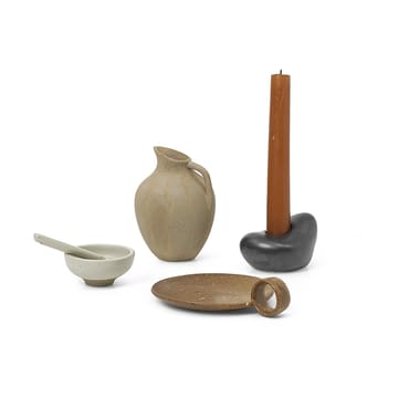 Ceramic adventsgaver 4 dele - Flerfarvet - Ferm Living