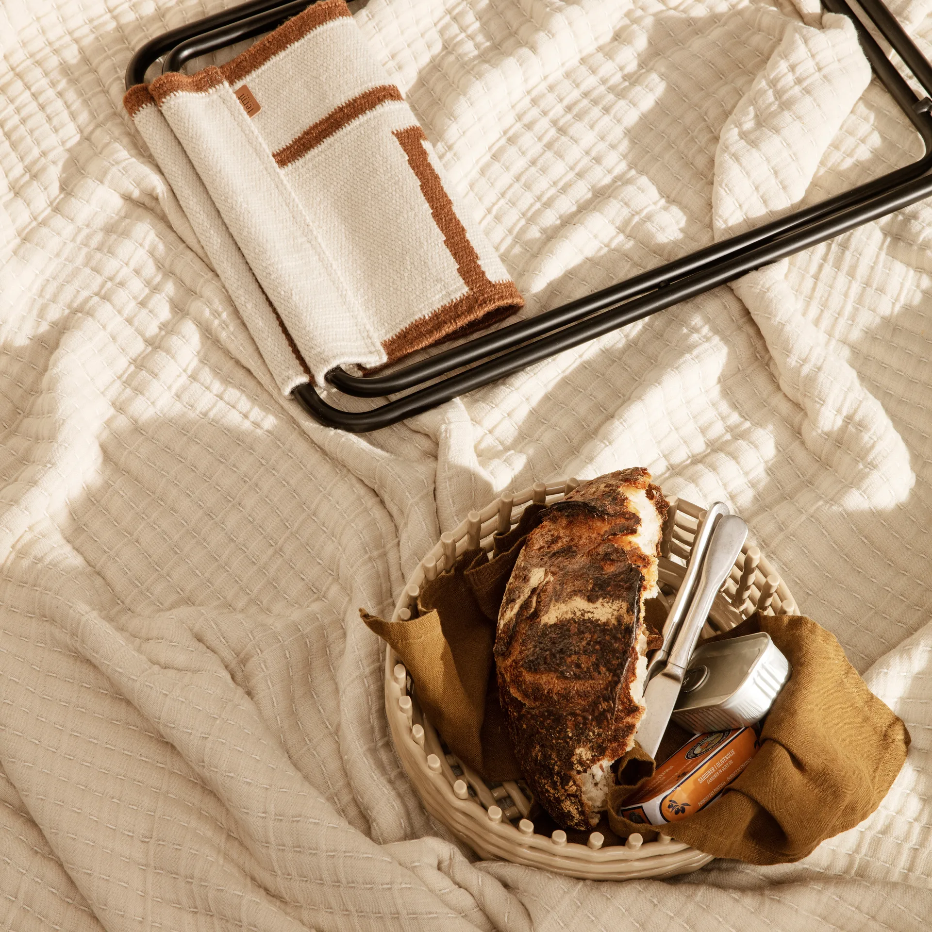 Ceramic flettet skål, Cashmere Ferm Living