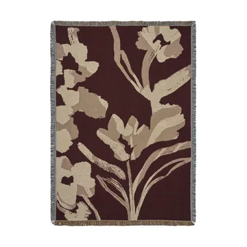 Cilla plaid - Dark pecan, 120x170 cm - Ferm Living