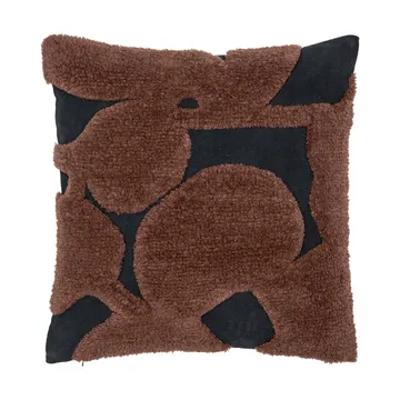 Cilla tufted pude - Black-dark chocolate 50x50 cm - Ferm Living