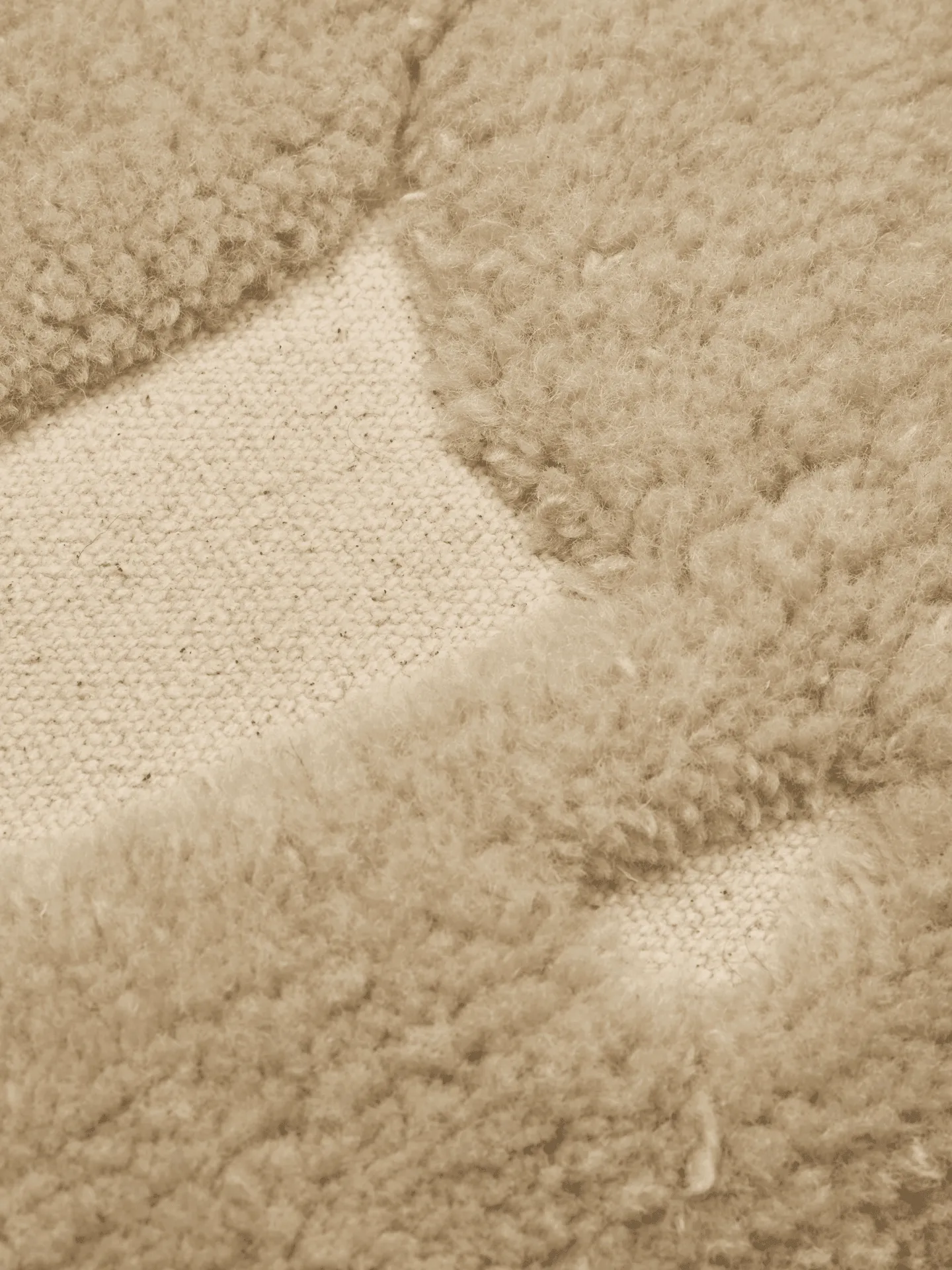 Cilla tufted pude, Off-white-parchment, 50x50 cm Ferm Living
