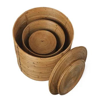 Column opbevaringssæt 3 dele - Natural Stained - Ferm Living