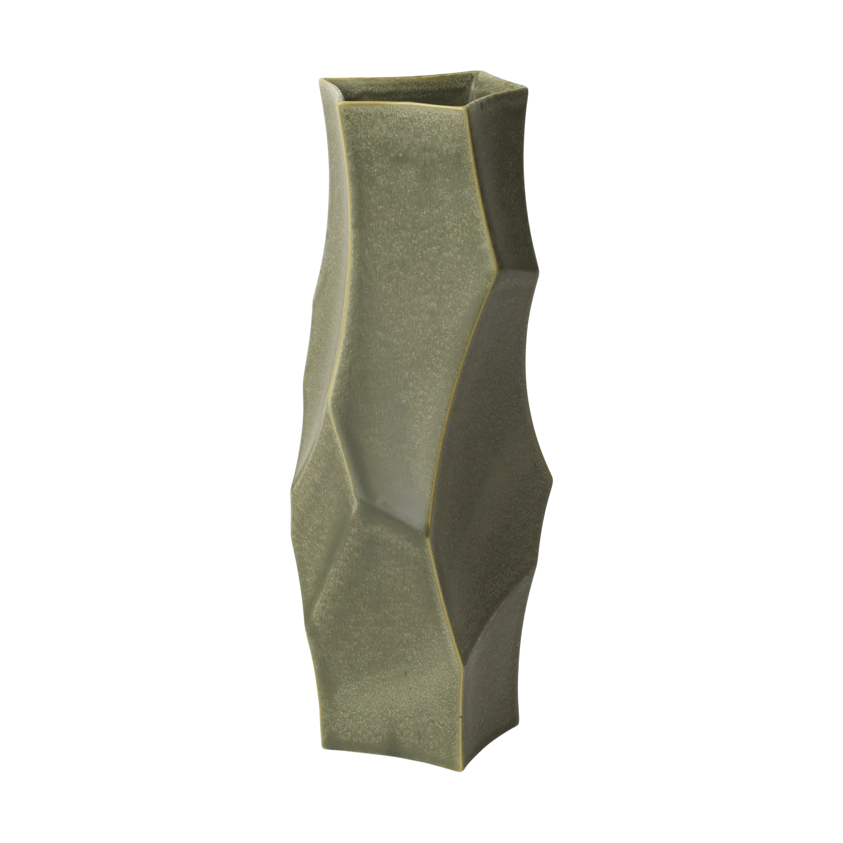 Cueva vase 37 cm, Dark sage Ferm Living