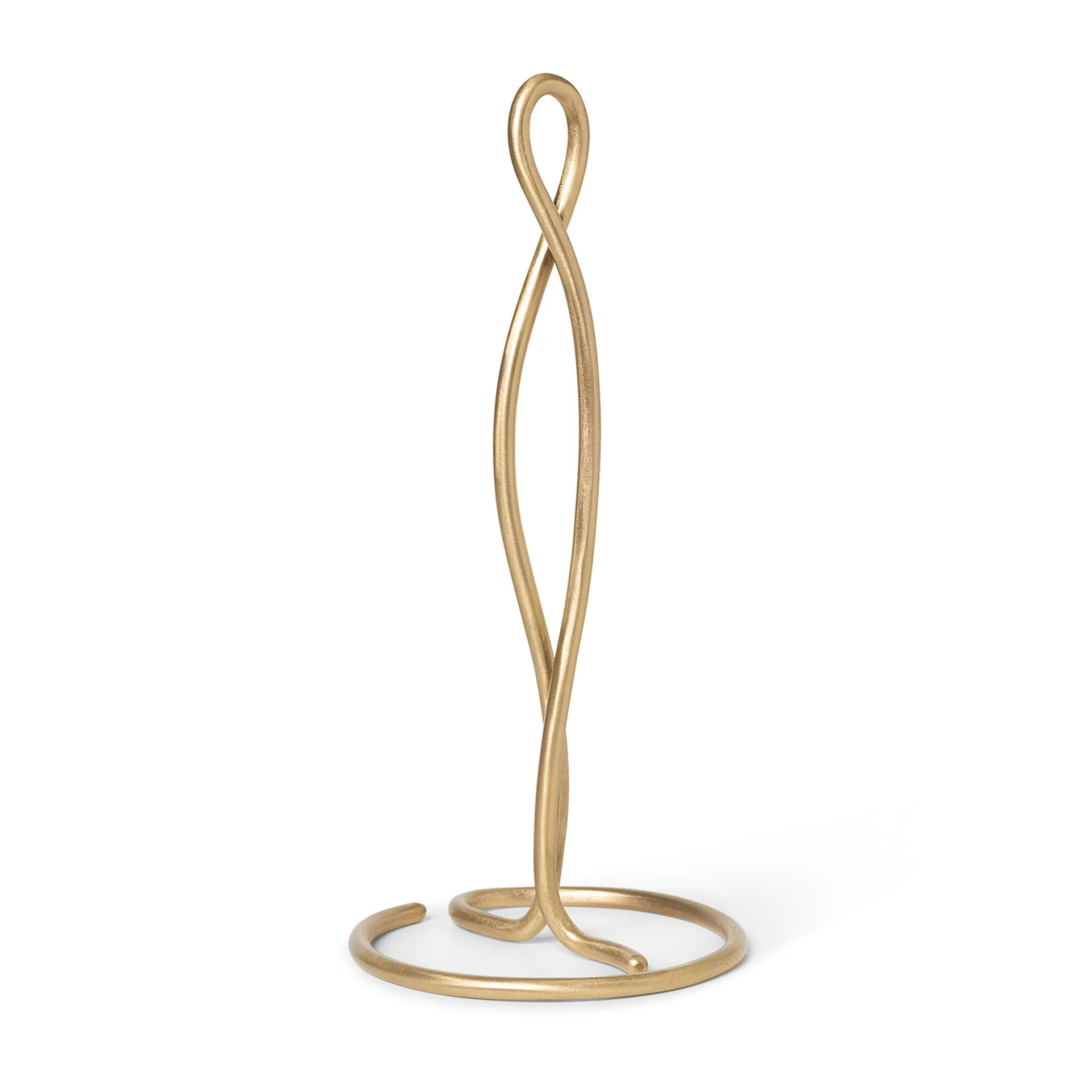 Curvature køkkenrulleholder, Messing  Ferm Living