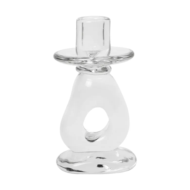 Ferm Living Damo lysestage 16 cm Clear