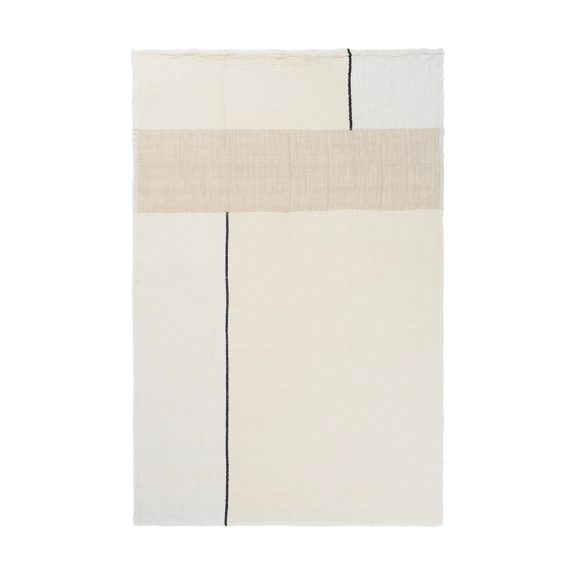 Dela tæppe 120x170 cm, Natural-Off-white Ferm Living