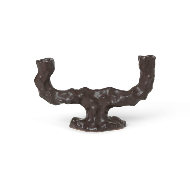 Dito lysestage dobbelt, Dark Brown
 Ferm Living