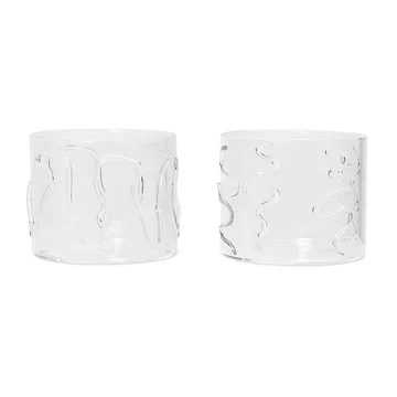 Doodle drikkeglas low 2-pak - 20 cl - Ferm Living