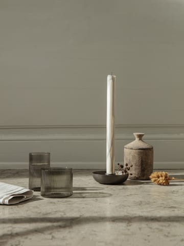Dryp stearinlys 2-pak - Warm Grey - Ferm Living