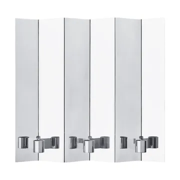 Eddy væglysestage - 3, Mirror polished - Ferm Living