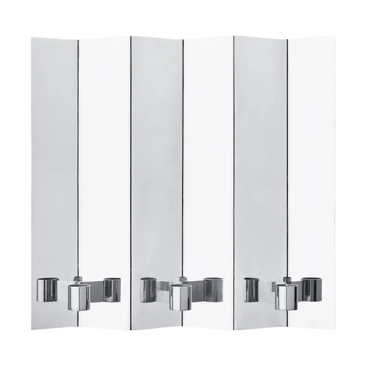 Eddy væglysestage - 3, Mirror polished - Ferm Living