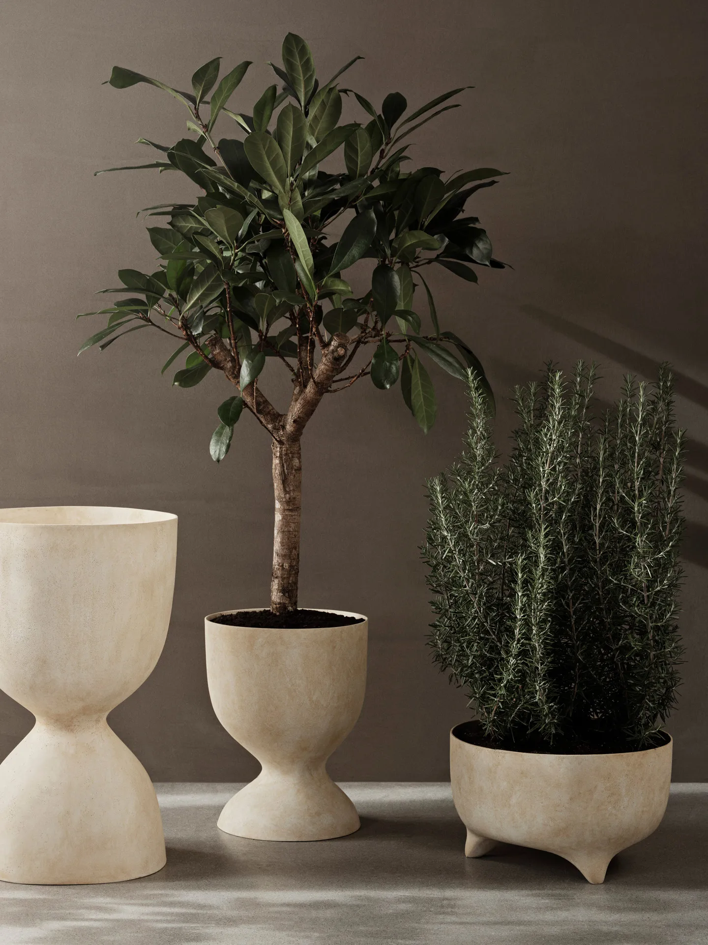 Evoke urtepotte 70 cm, Warm Sand Ferm Living