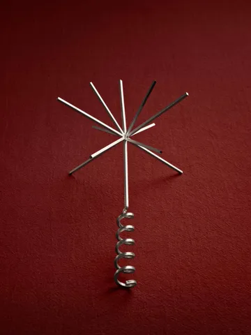 Ferm Living juletræsstjerne messing - Silver - Ferm Living