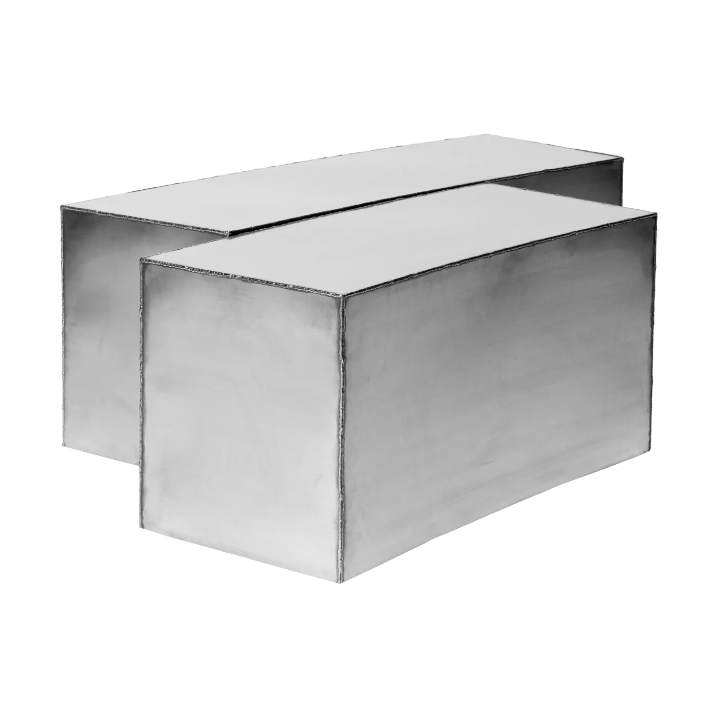 Ferra sofabord 2 dele, Stainless steel Ferm Living