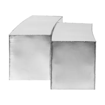 Ferra sofabord 2 dele - Stainless steel - Ferm Living