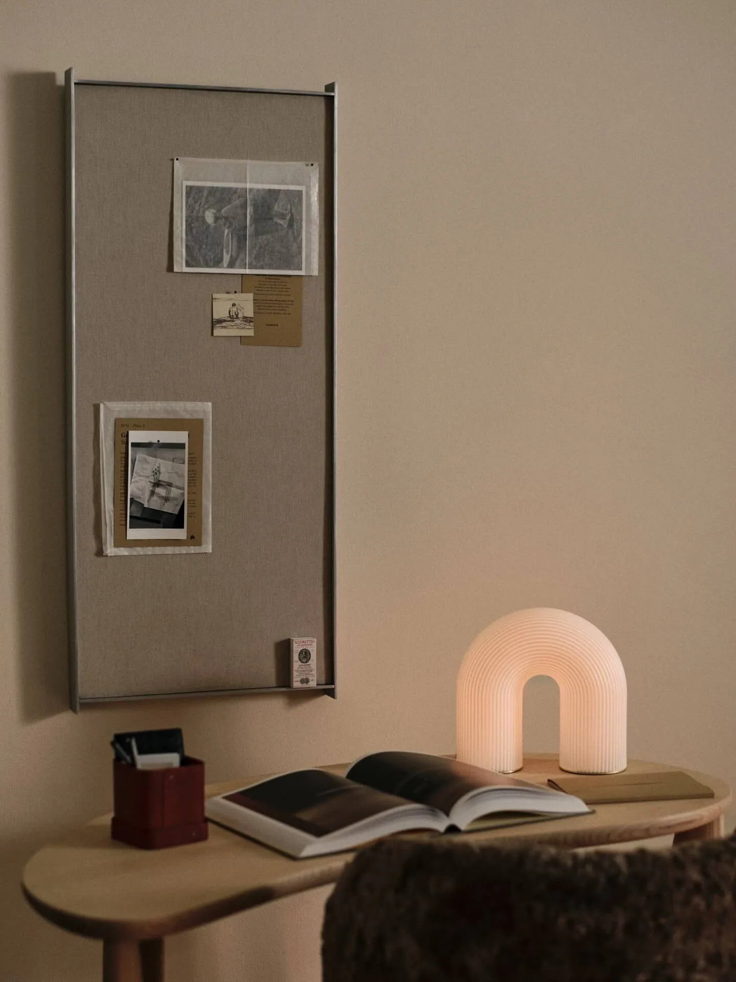 Feve skrivebord 60x117 cm, Natural ash Ferm Living