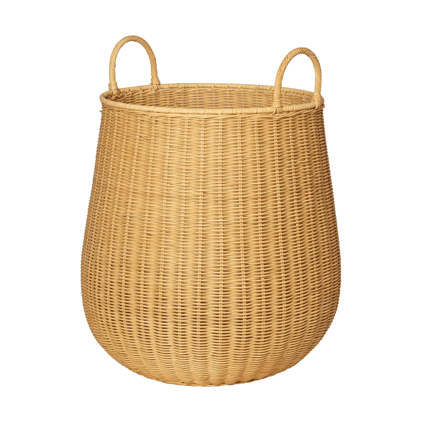 Flettet vasketøjskurv, Medium, natural Ferm Living