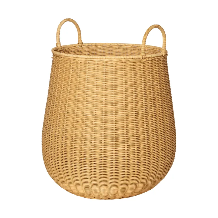 Flettet vasketøjskurv - Medium, natural - Ferm Living