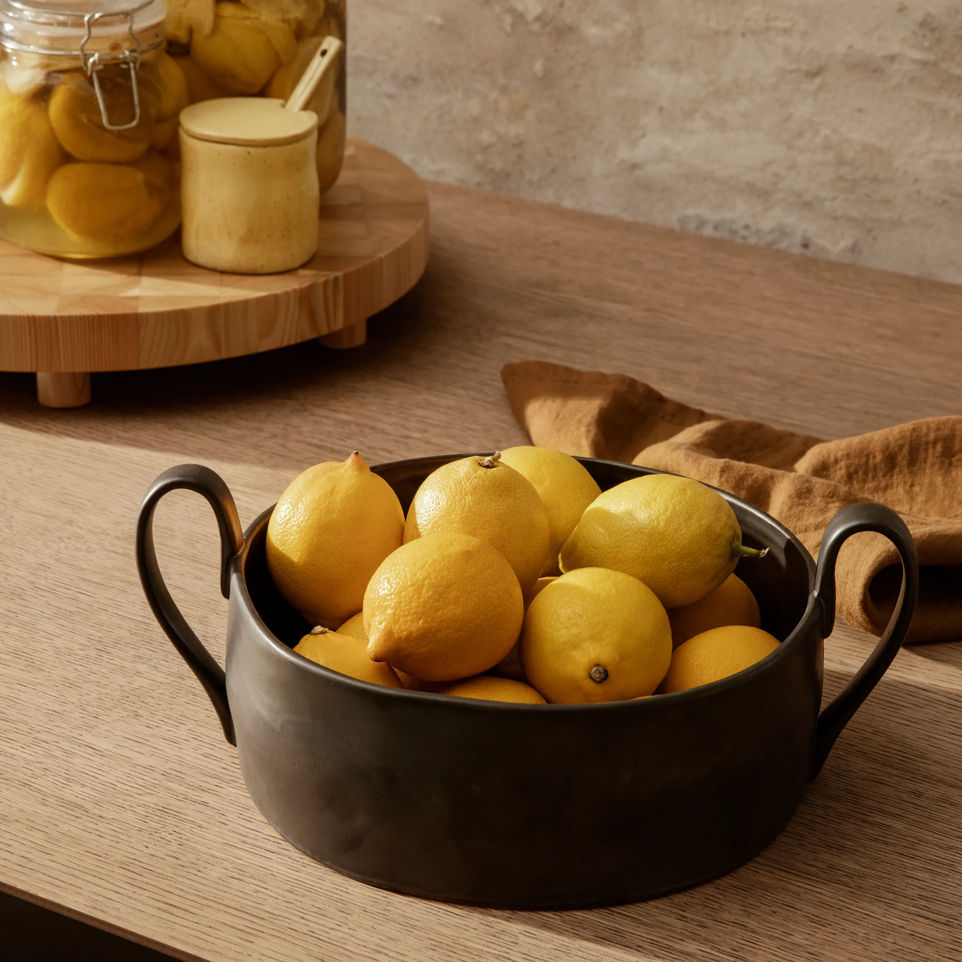 Flow Centrepiece skål, Black Ferm Living