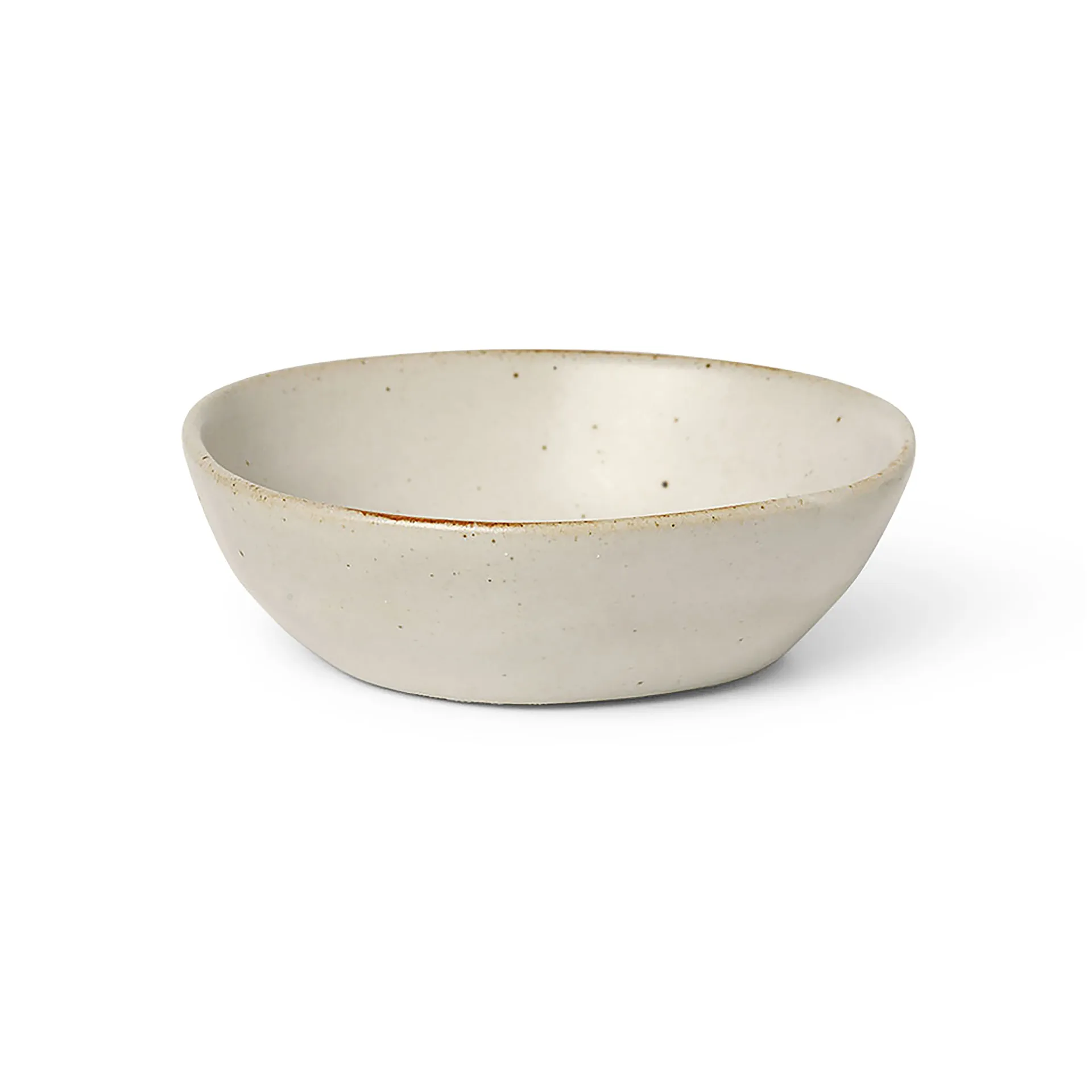 Flow skål 9 cm, Offwhite speckle Ferm Living